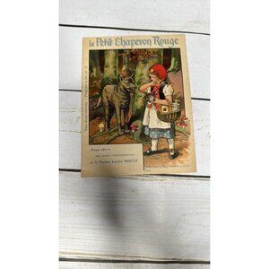 Vintage Le Petit Chaperon Rouge Nestlé Booklet - Little Red Riding Hood - RARE